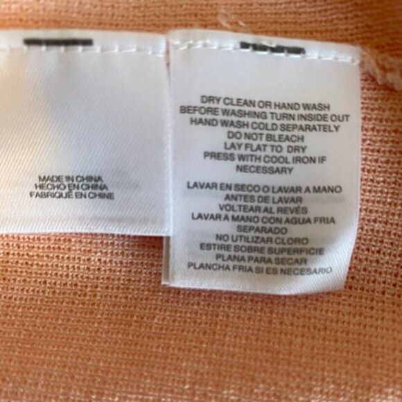 Ann Klein Cherry Blossom Pink Open Cardigan, size 2X - Picture 3 of 4